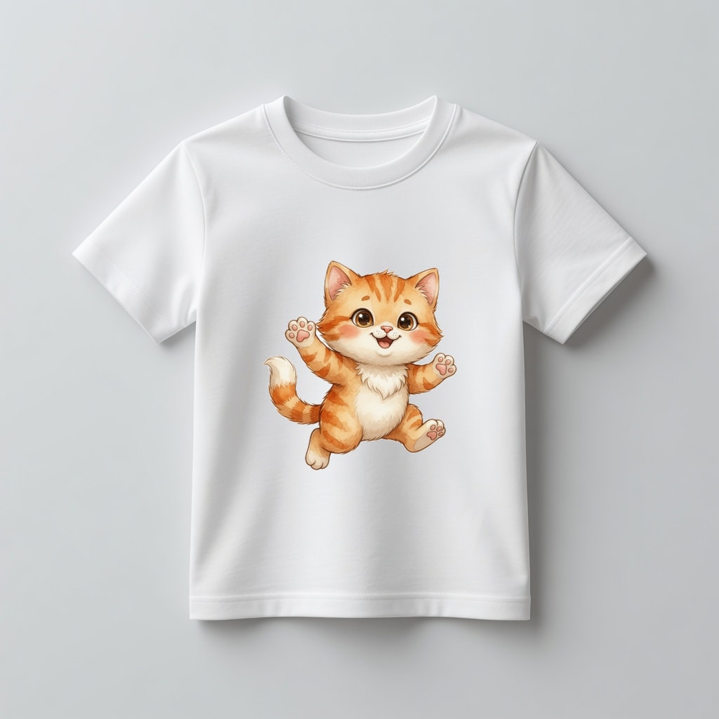 Koszulka kids — Kotek